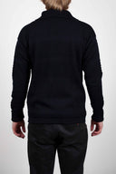 FISHERMAN zip, navy blue