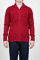 FISHERMAN full zip, deep red