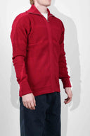 FISHERMAN full zip, deep red