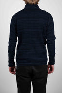 FISHERMAN full zip, triple blue mix