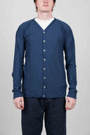 TRIM cardigan, steel blue [M]