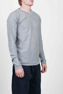 TRIM v-neck, grey melange [M]