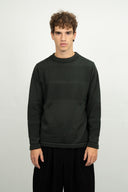 FISHERMAN-III sweater | høj hals, dark forest green
