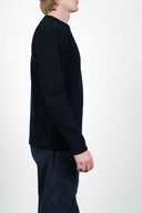 MEDIATOR crew neck | rund hals, navy blue [2] (M)