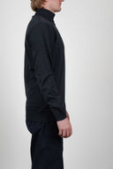 INTRO-II sweater | høj hals, dark mineral grey (f)