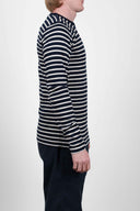 BALANCE sweater, medium blue / soft grey