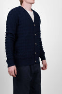 PRIVATE cardigan, compact blue