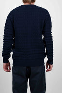 PRIVATE cardigan, compact blue