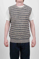 PRIVATE vest, triple grey mix