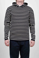 NAVAL hoodie, navy blue / off white