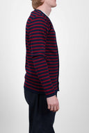 NAVAL cardigan, sea blue / deep red