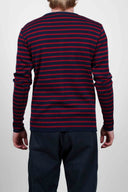 NAVAL cardigan, sea blue / deep red