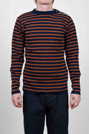 NAVAL, sea blue / rust