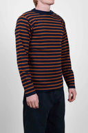 NAVAL, sea blue / rust