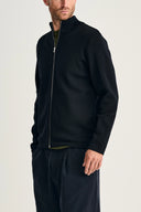 NAVAL full zip | lang lynlås, navy blue