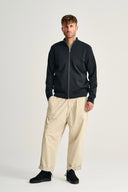 NAVAL full zip | lang lynlås, molten grey