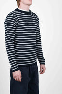 NAVAL crew neck, black / neuron grey
