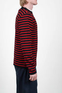 NAVAL crew neck, black / red