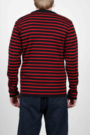 NAVAL crew neck, black / red