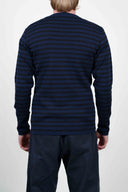 NAVAL crew neck, sea blue / black