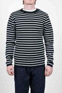 NAVAL crew neck, flash black / phoenix grey