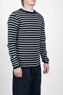 NAVAL crew neck, flash black / phoenix grey