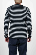 NAVAL crew neck, flash black / phoenix grey