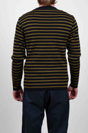 NAVAL crew neck, navy blue / dry grass