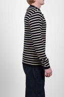 NAVAL crew neck, navy blue / raw