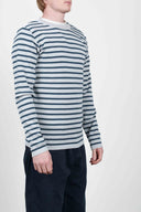 NAVAL crew neck, phoenix grey / blue gene