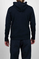 NAVAL hoodie jacket, navy blue / ocean blue blend