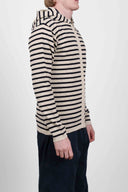 NAVAL hoodie jacket, raw / navy blue