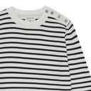 NAVAL crew neck | rund hals, natural white / navy blue (f)