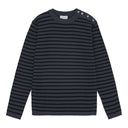 NAVAL crew neck | rund hals, storm grey / navy blue (f)