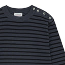 NAVAL crew neck | rund hals, storm grey / navy blue (f)
