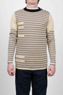 ELEMENT sweater, cream / black [M]
