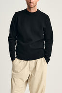 MARINE-III crew neck | rund hals, black void (f)