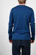 ADAPT0R crew neck, metallic blue