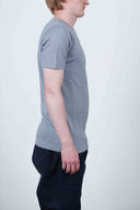 ADAPT0R t-shirt, grey matter / metallic blue