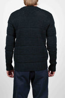 RATIO cardigan, black melange