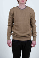 META crew neck, army camel