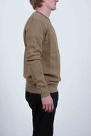 META crew neck, army camel