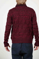 MEMENTO cardigan, oxblood mix