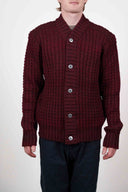 ION cardigan, oxblood mix