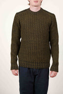 ION sweater, dark army mix