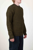 ION sweater, dark army mix