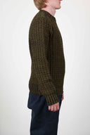 ION sweater, dark army mix