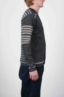INTEGRAL cardigan, black noise combo