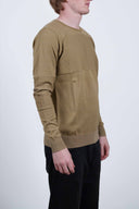 EXIT crew neck, army camel
