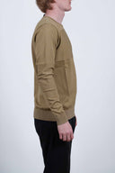 EXIT crew neck, army camel